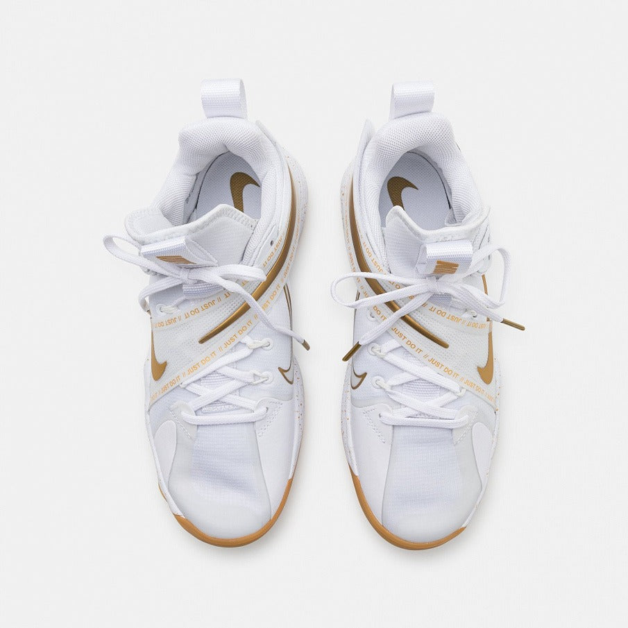 Nike React Hyperset 1 "Branco/Dourado"